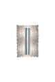 Wandlampe Utopistico 2-flammig mit Blende 27x10cm Silber