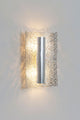 Wandlampe Utopistico 2-flammig mit Blende 27x10cm Silber
