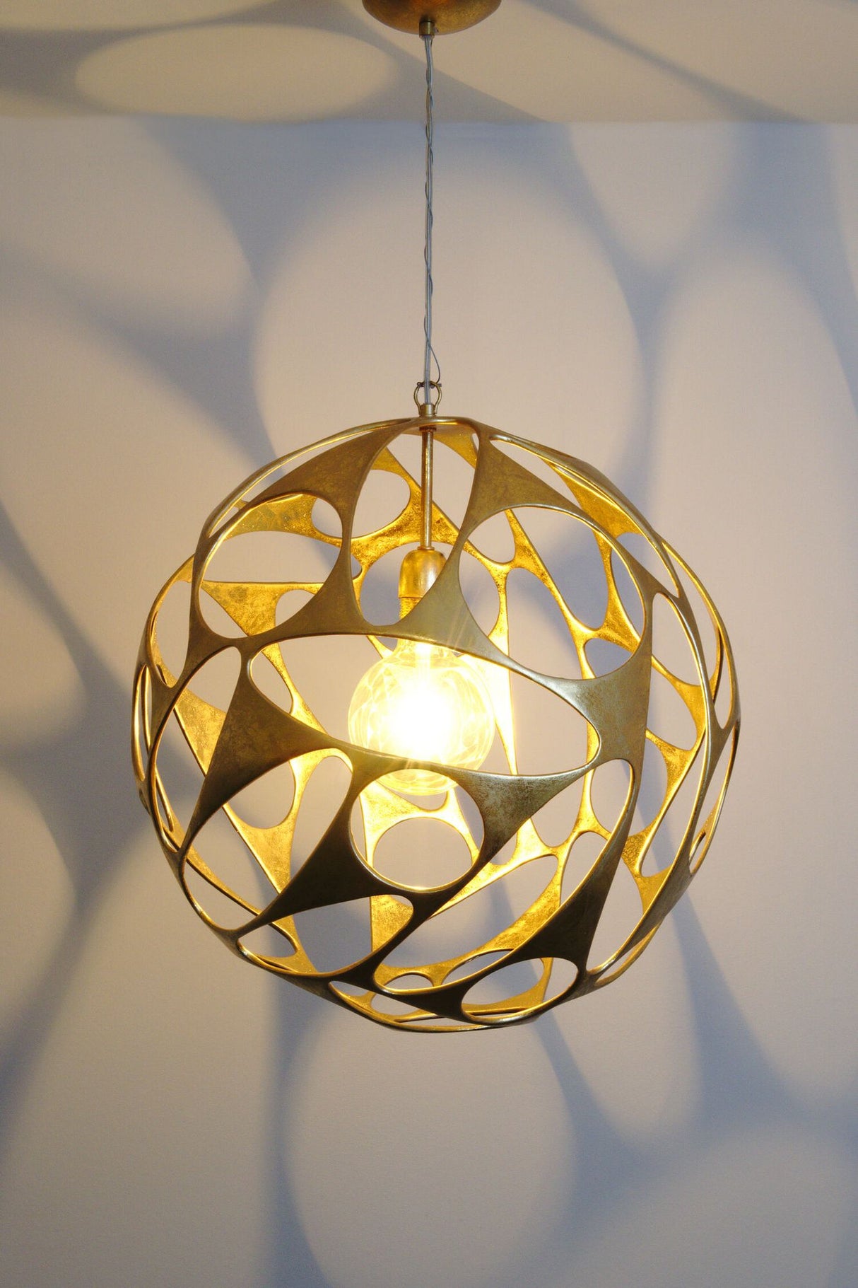 Pendelleuchte Talismano Ø 55cm Rund Gold
