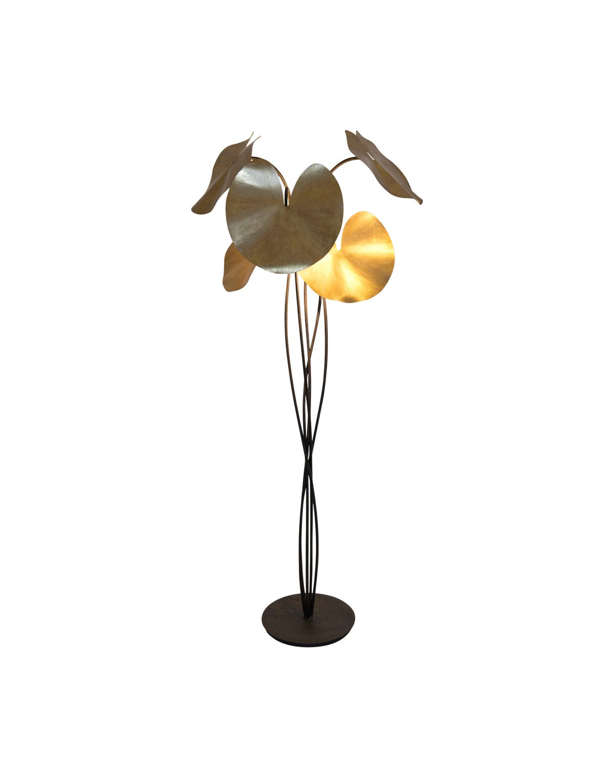 LED-Stehlampe Controversia 5-flammig dimmbar Rund 157 cm