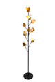 Stehlampe Poesia 9-flammig Rund 180 cm Gold