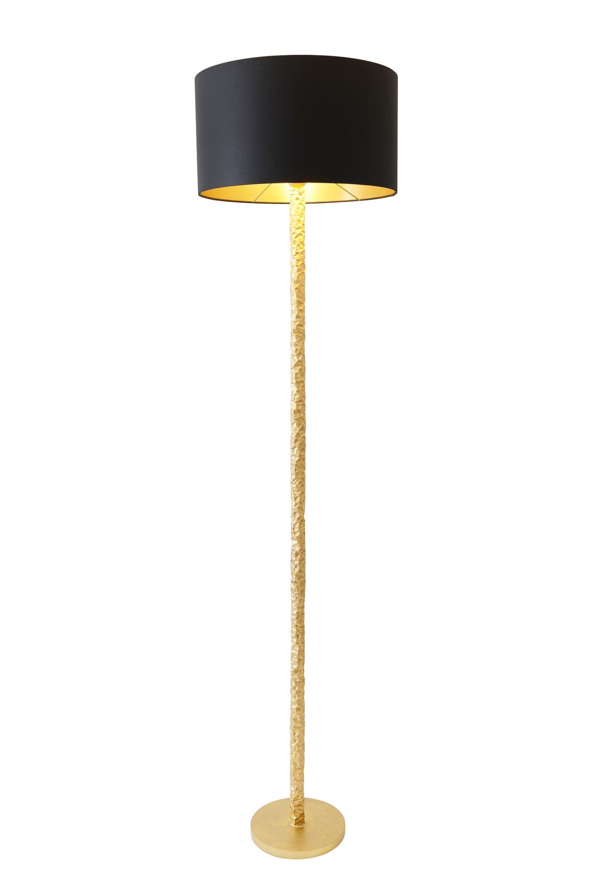 Lampada da terra Cancelliere Rotonda Chintz con paralume 