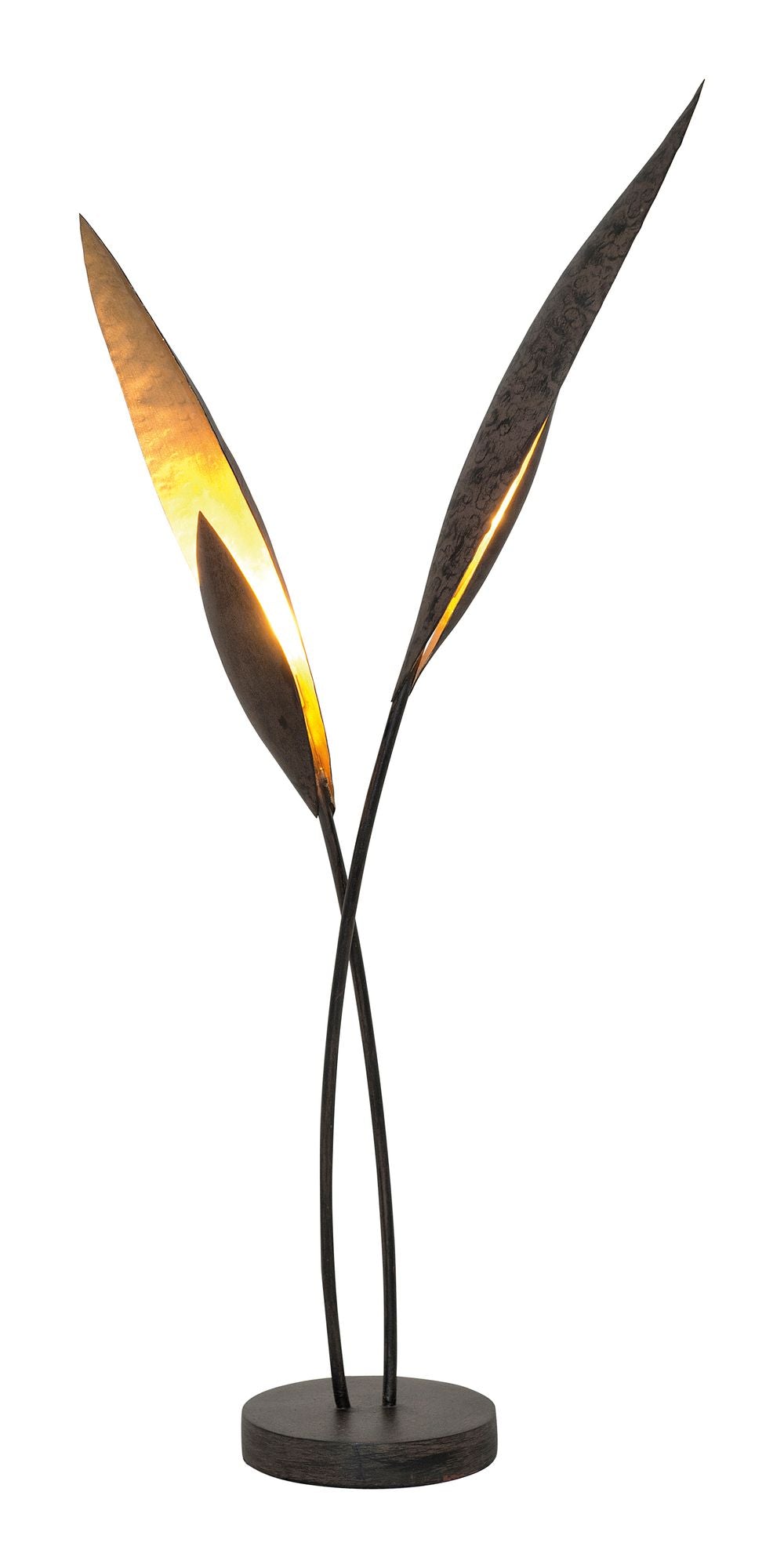 Lampada da tavolo Strelicie a 2 luci 30x12 cm Oro 