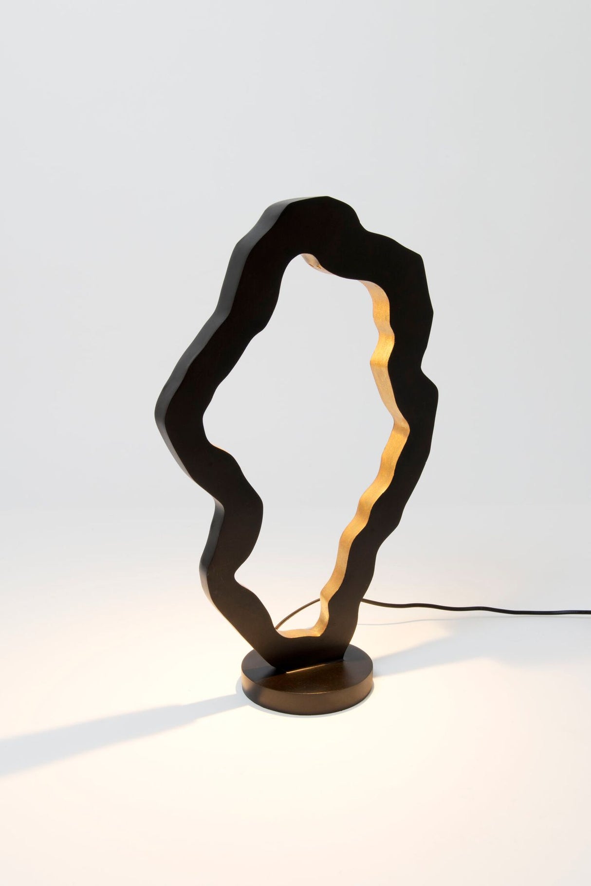LED lampada da tavolo Infernale dimmerabile rotonda 31x14 cm oro 