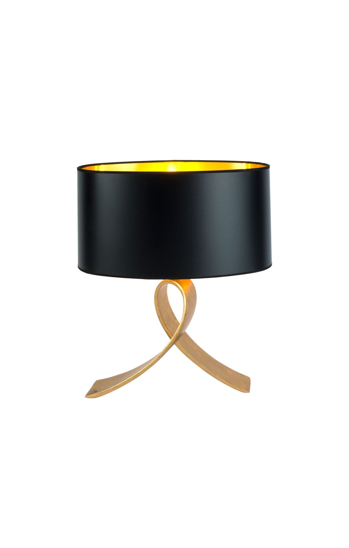Tischlampe Ciclo Oval mit Schirm 40x22cm