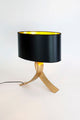 Tischlampe Ciclo Oval mit Schirm 40x22cm