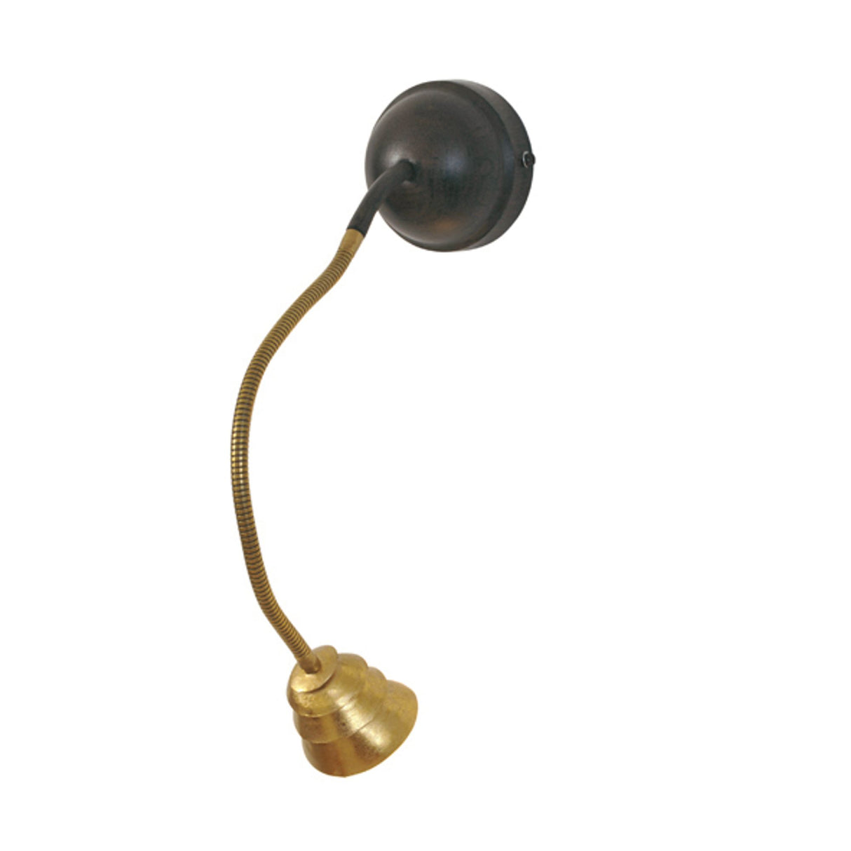Wandleuchte Snail Two Flexarm Rund Ø 10cm