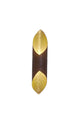 Wandleuchte Organo 2-flammig 9x12cm Gold
