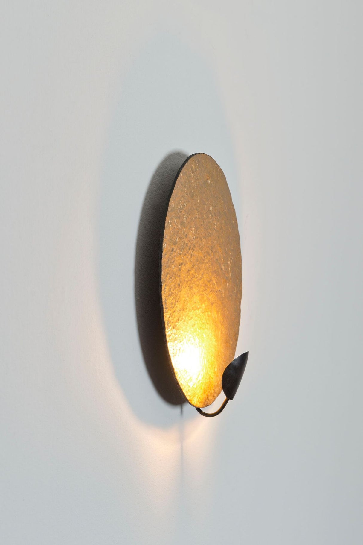 Wandleuchte Traversa Rund Ø 35cm Gold