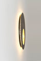 LED-Wandleuchte Luna Rund Klein dimmbar gehämmert Ø 40cm