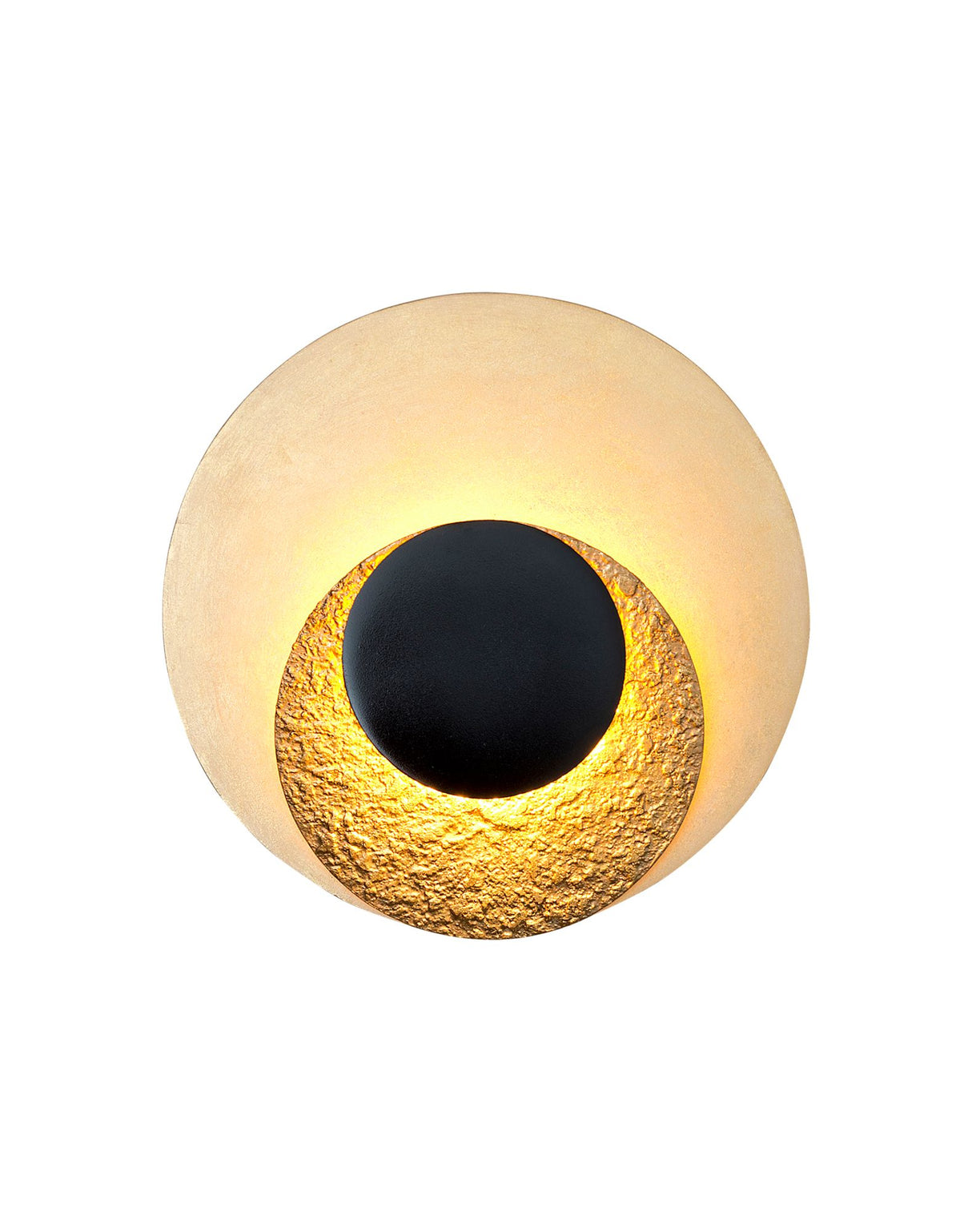 Lampada da parete LED La Bocca a 2 luci dimmerabile con disco 