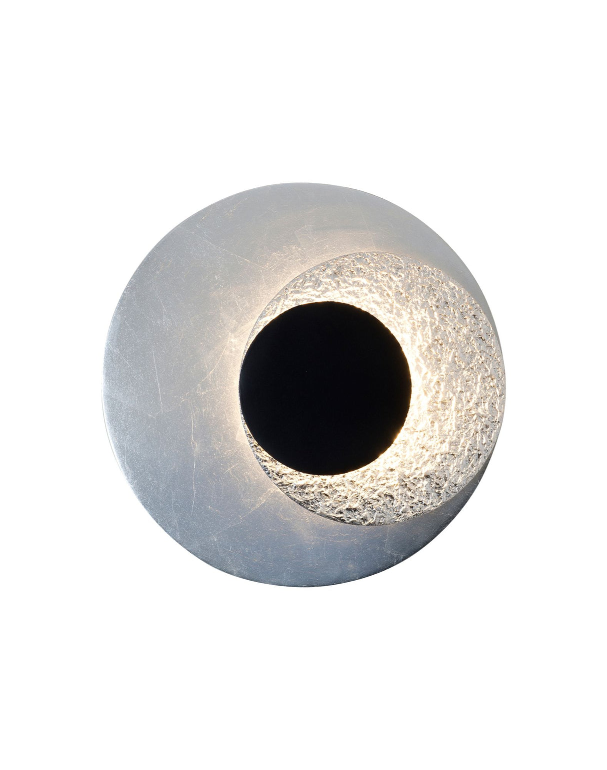 Lampada da parete LED La Bocca a 2 luci dimmerabile con disco 