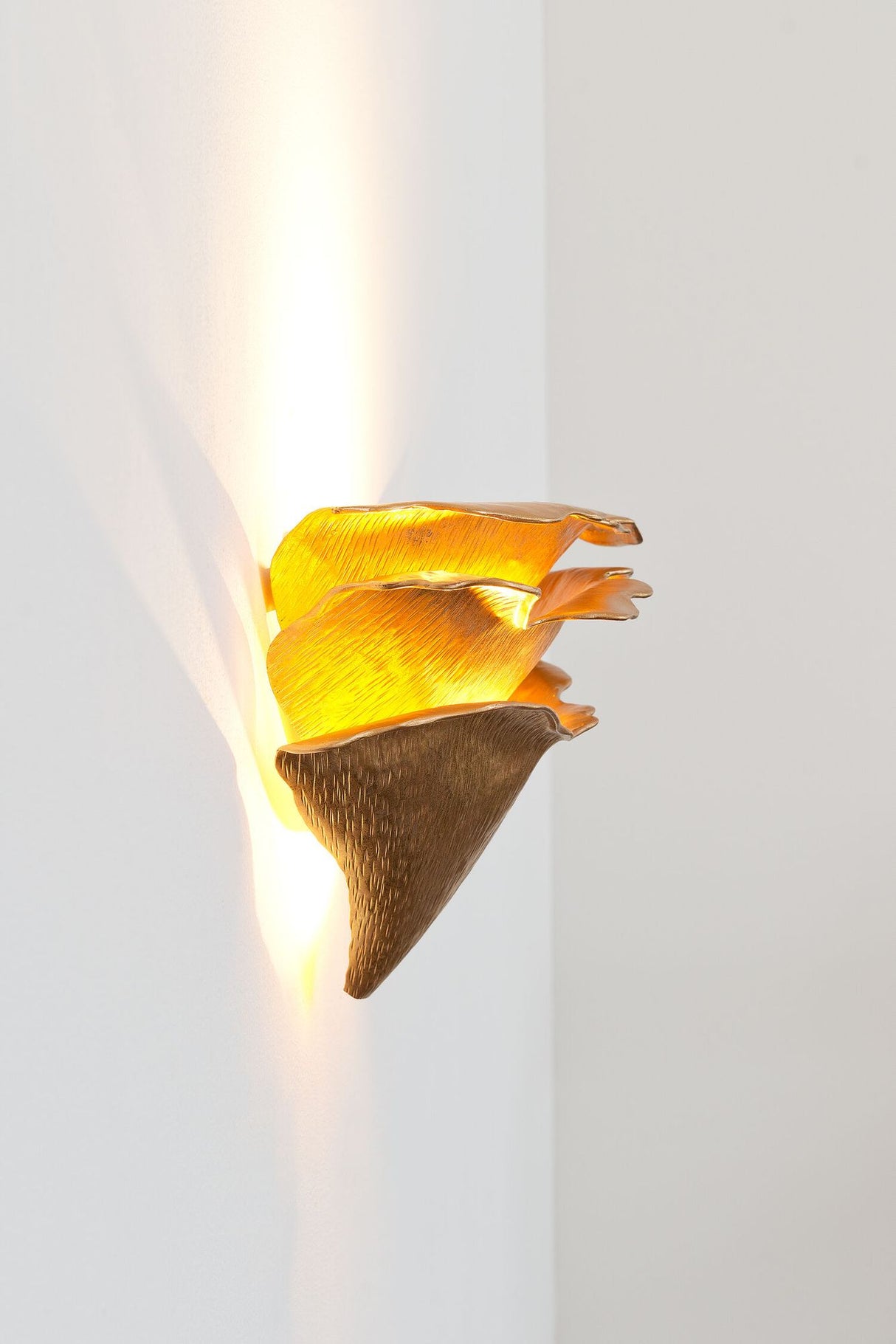 LED-lampada da parete Mecorizza Gross a 3 luci dimmerabile martellata 
