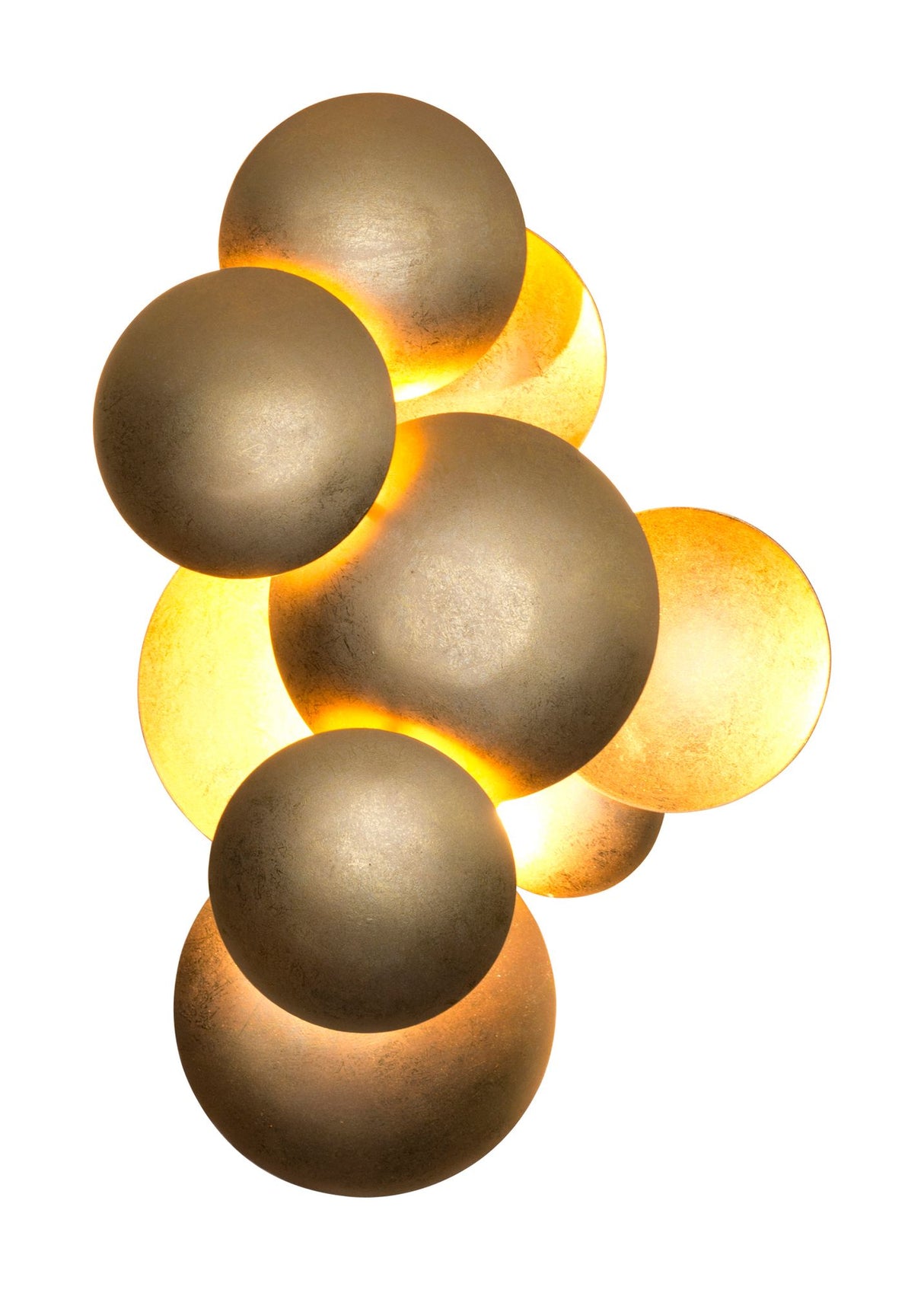 LED applique da parete Bolladaria Medium a 3 luci dimmerabile rotonda 