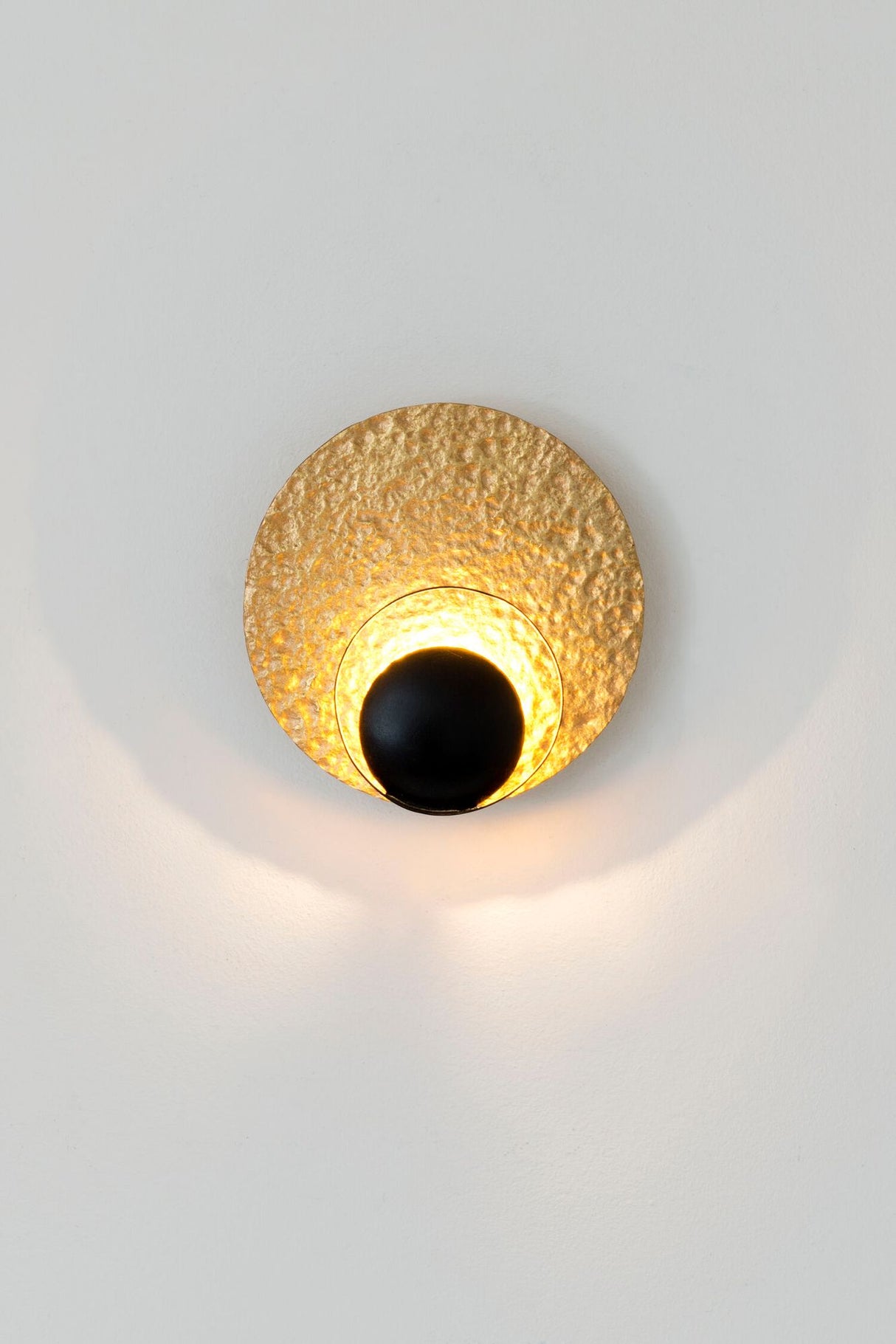 LED-Wandlampe Stare dimmbar mit Scheibe mit Ring Rund