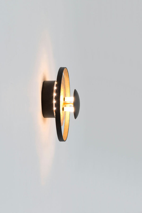 LED-Wandlampe Satellite Mini Rund Ø 19cm Gold (3)