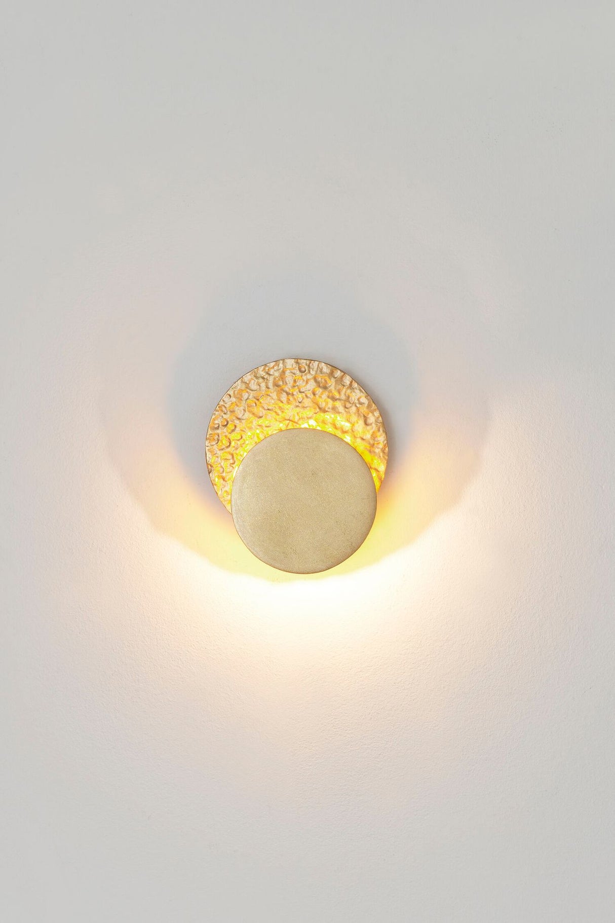 LED-Wandlampe Coronare Piccolo dimmbar mit Scheibe