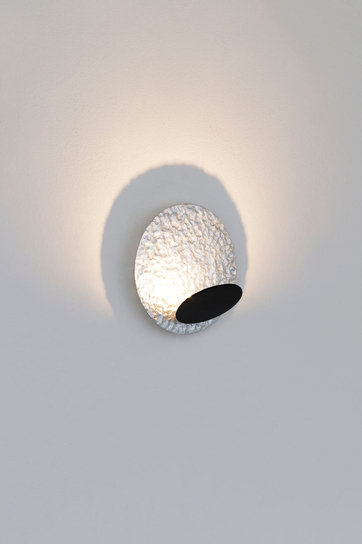 LED-dæmpbar væglampe Infinity Piccolo med skive 