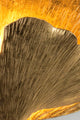 Applique Ginkgo Due a 2 luci martellata rotonda 32x11cm 