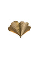 Applique Ginkgo Tre a 2 luci martellata 32x10cm oro 