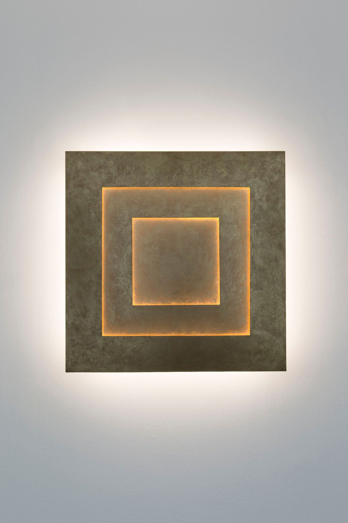 LED-væglampe Masaccio Quadrato dæmpbar 80x6cm guld 