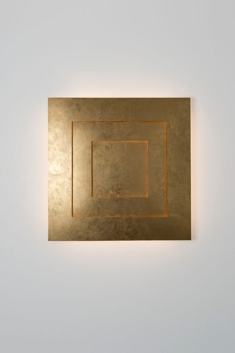 LED-Wandleuchte Masaccio Quadrato dimmbar 80x6cm Gold (2)