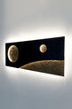 LED-væglampe Universo Spettro dæmpbar hamret 150x2,5cm 