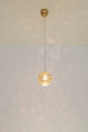 Lampada a sospensione Cappuccino alogena rotonda Ø 13 cm oro 