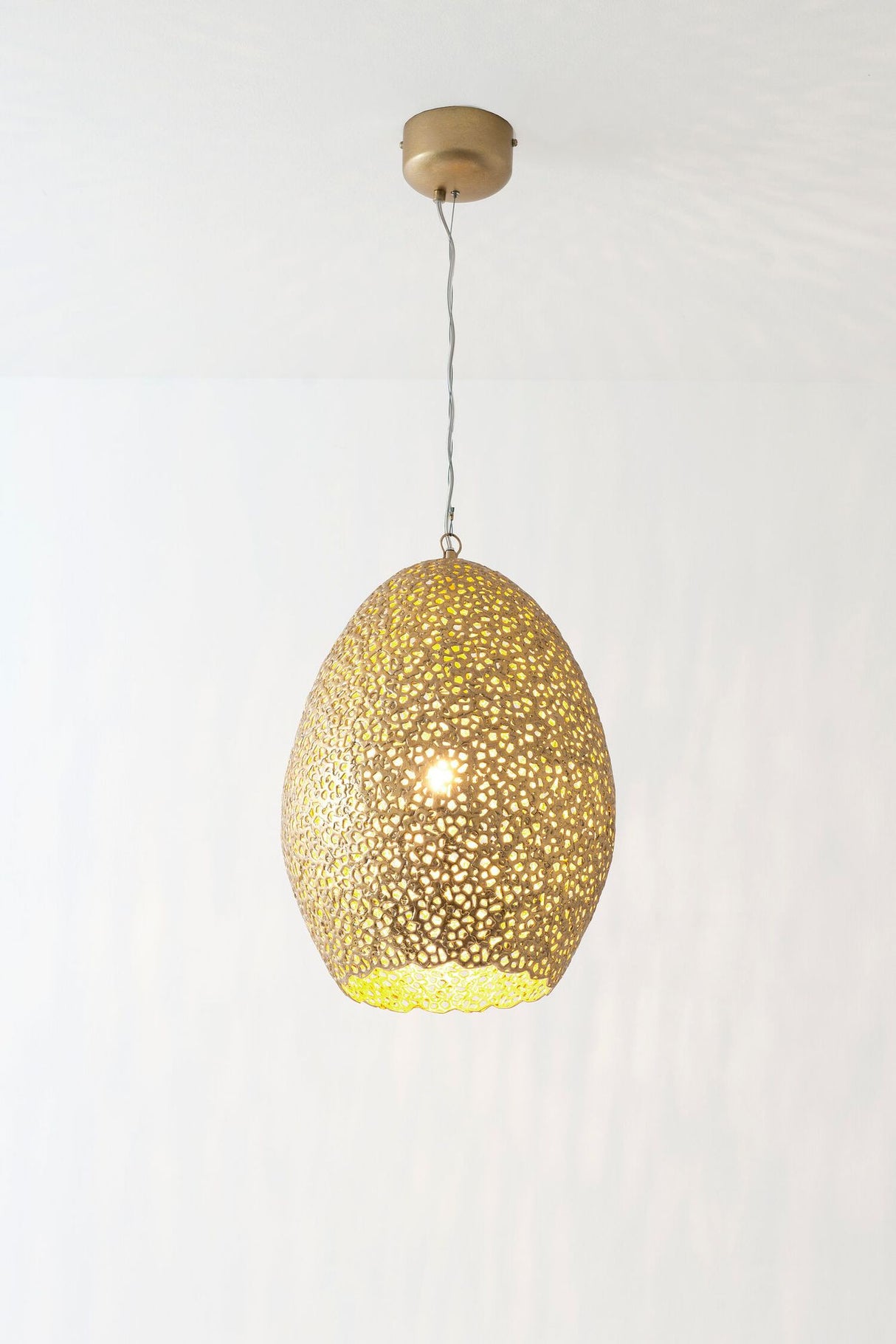 Hängelampe Cavalliere Grande mit Schirm Rund Ø 34cm