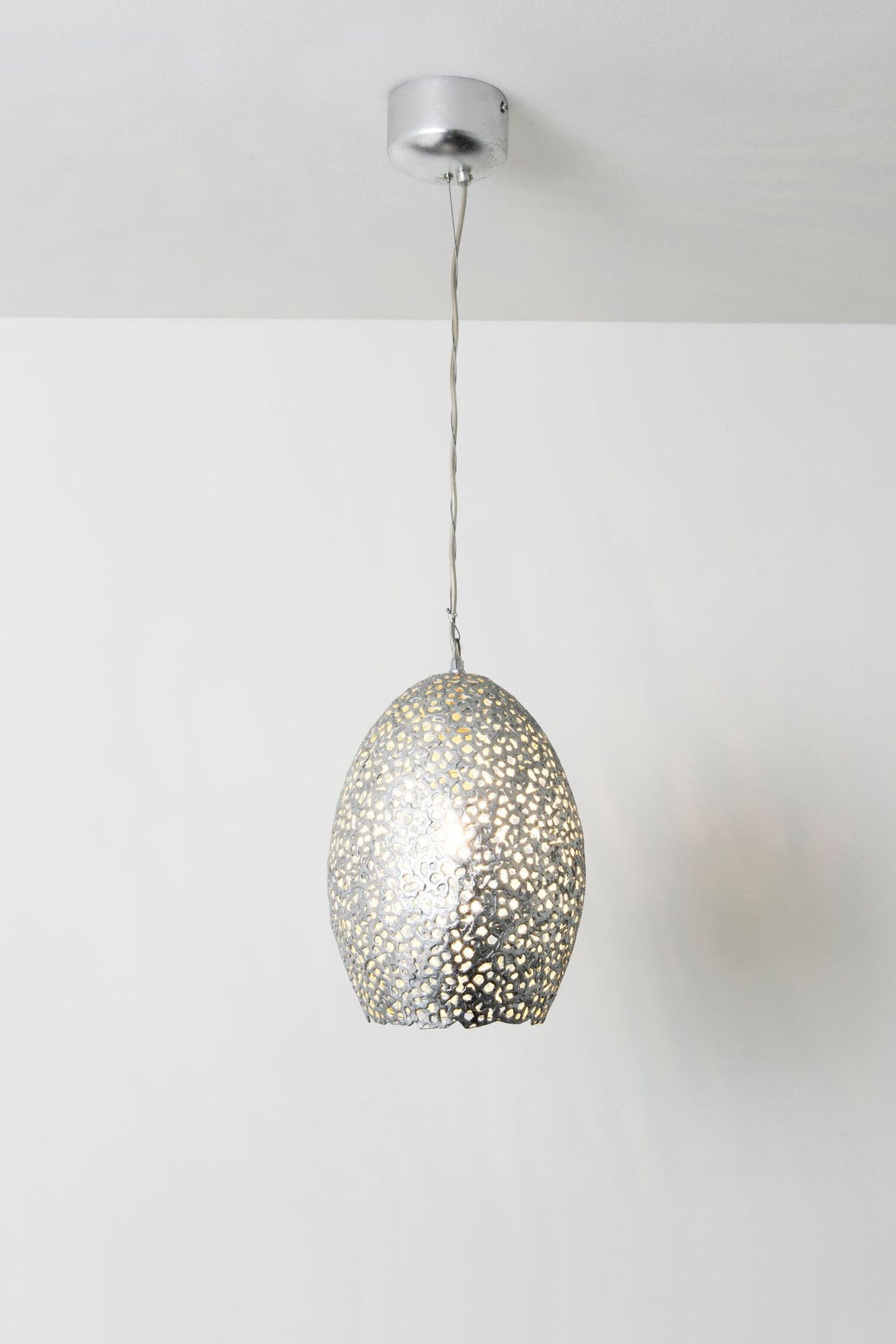 Pendellampe Cavalliere Piccolo med skærm, rund Ø 22 cm 