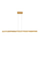 LED-Pendellampe Universo 6-flammig Satiniertes Glas dimmbar
