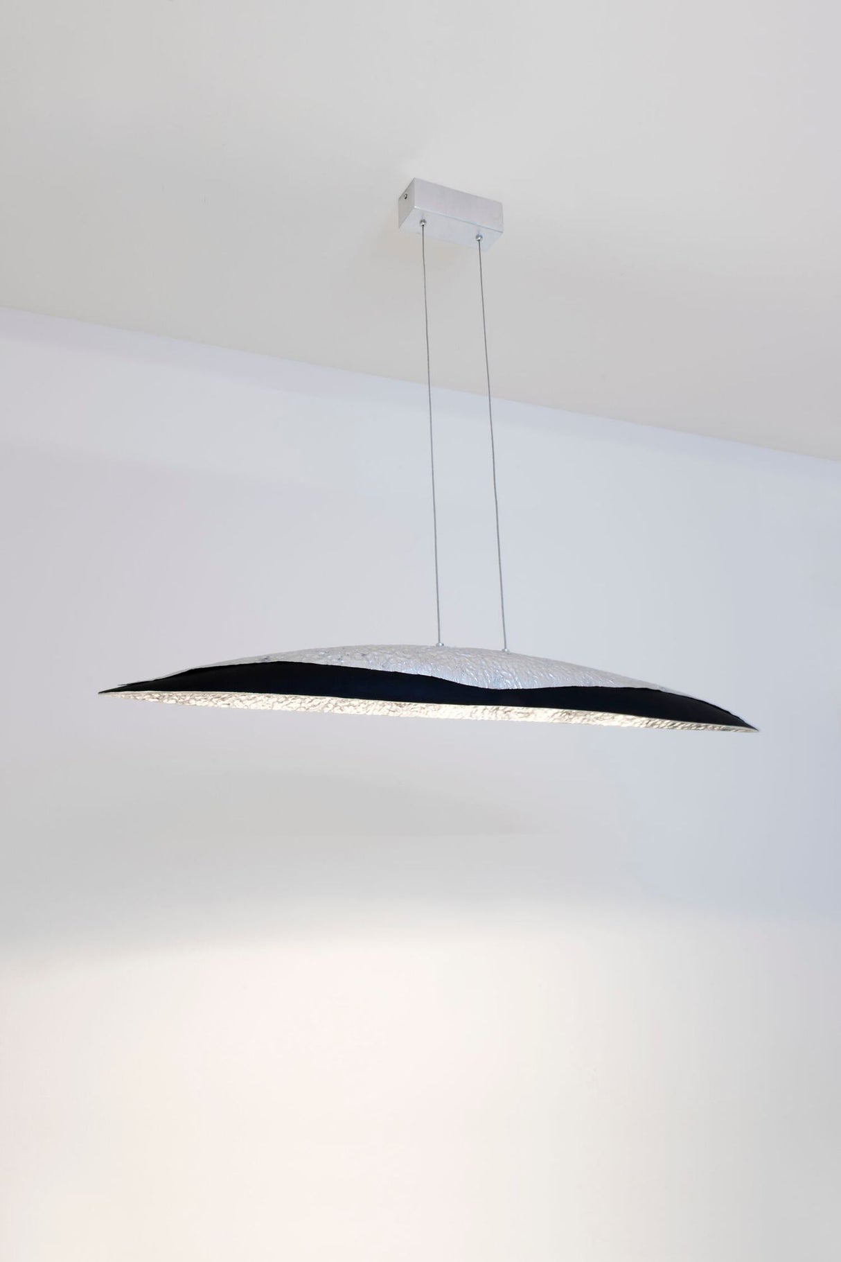 LED-hængelampe Mercurio 5-flammet dæmpbar hamret 