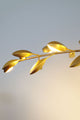 Pendelleuchte Riso 11-flammig 130x30cm Gold