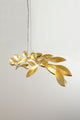 Pendelleuchte Riso 11-flammig 130x30cm Gold