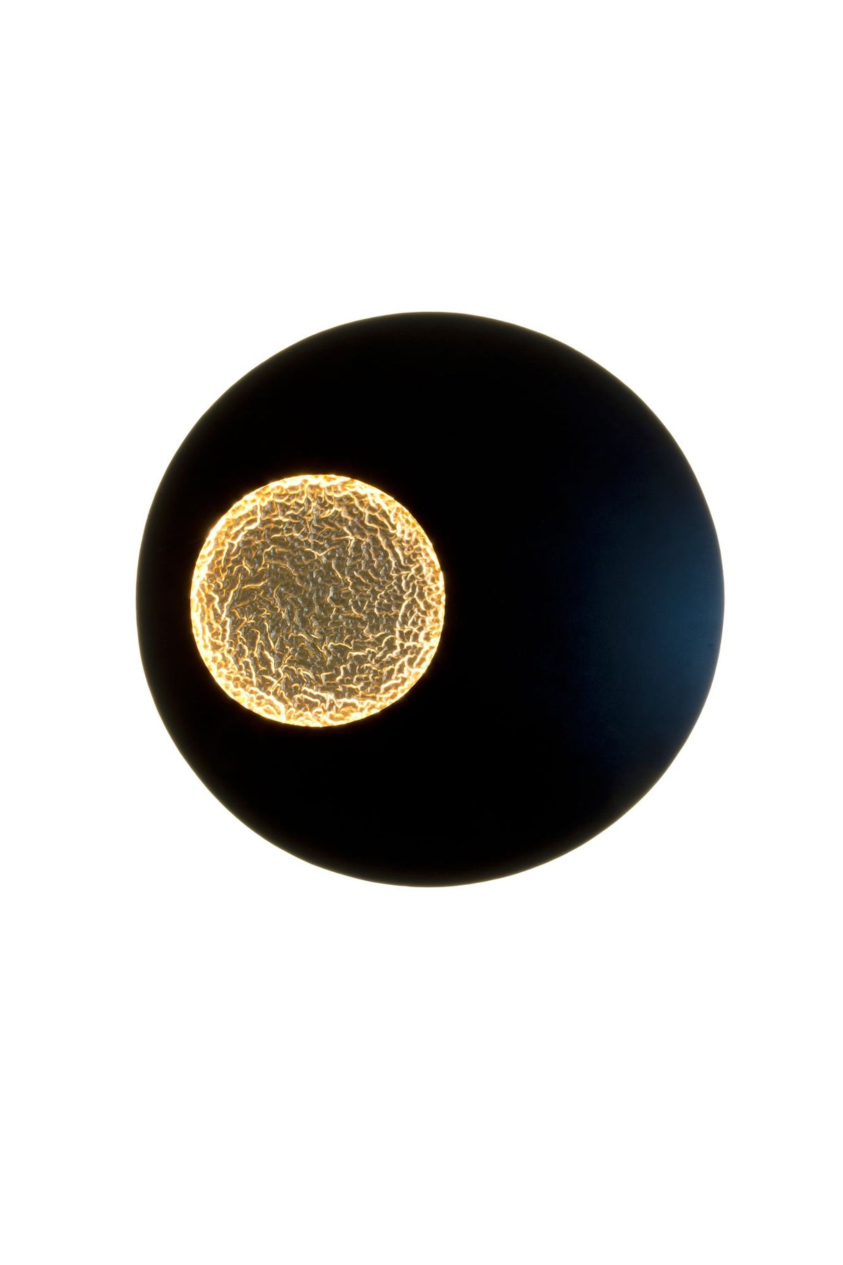 LED-Deckenlampe Luna Rund Gross dimmbar gehämmert Ø 80cm
