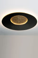 LED-Deckenlampe Luna Rund Gross dimmbar gehämmert Ø 80cm