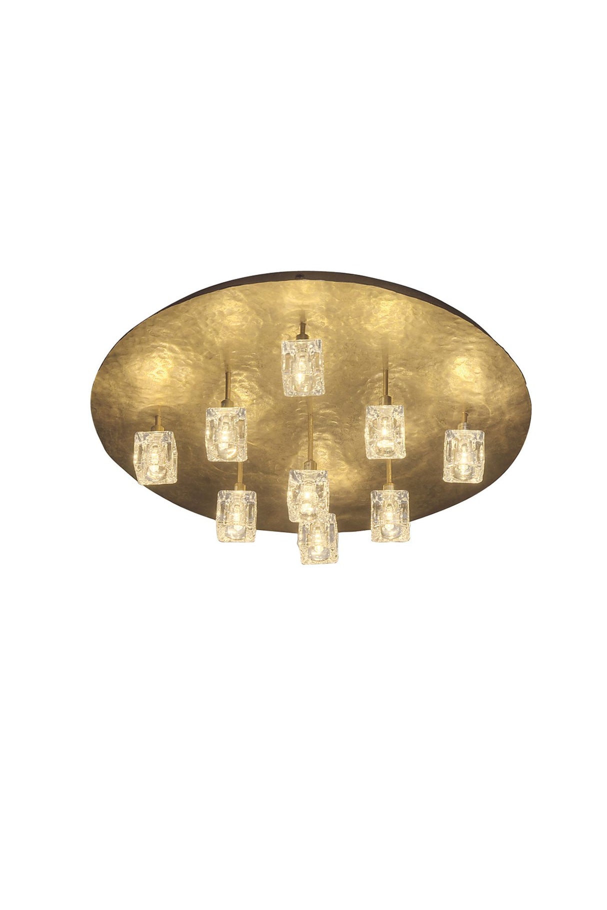 Deckenleuchte Lucente Piccolo 9-flammig Kristall Glas