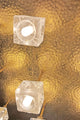 Deckenleuchte Lucente 9-flammig Kristall Glas 40x40cm