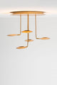 LED-Lampada da soffitto Trasformista a 5 luci dimmerabile con snodo sferico 
