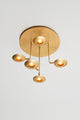 LED-Lampada da soffitto Trasformista a 5 luci dimmerabile con snodo sferico 