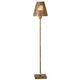 Tischleuchte Gancio Gross Eisen AntikGold-Braun mit elegantem Design und warmem Licht.