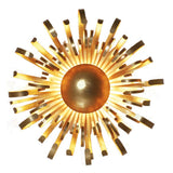 Væglampe 2-flamme Alessia Iron Gold