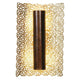 Wandleuchte 2-flammig Utopistico Eisen Gold-Kupfer-Braun mit einzigartigem Design und warmem Licht.