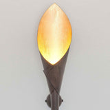 Lampa ścienna Fiaccola Grande Iron Brown-Black Gold
