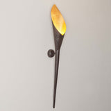 Lampa ścienna Fiaccola Grande Iron Brown-Black Gold