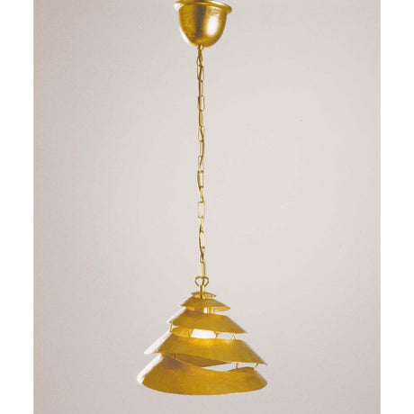 Pendant light Snail One Iron Gold with an elegant, gold-colored design for stylish living spaces.