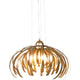 Pendelleuchte Alessia Eisen Gold in goldener Farbe mit elegantem Design und robusten Materialien.