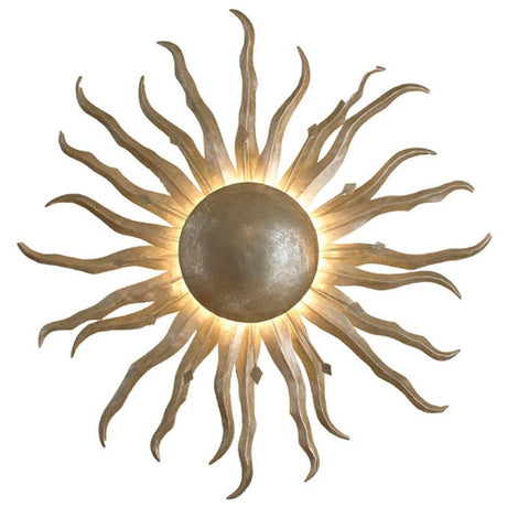 Aplique 2 luces Sonne Grande hierro plata