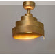 Drehender Deckenstrahler Banderola aus Eisen in goldener Farbe, stilvolles Design für moderne Inneneinrichtungen.