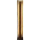Stehleuchte Utopistico Eisen Gold-Kupfer-Braun mit eleganter, filigraner Gestaltung in warmem Licht.